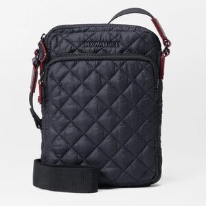 MZ Wallace Quilted Black Crossbody Bag